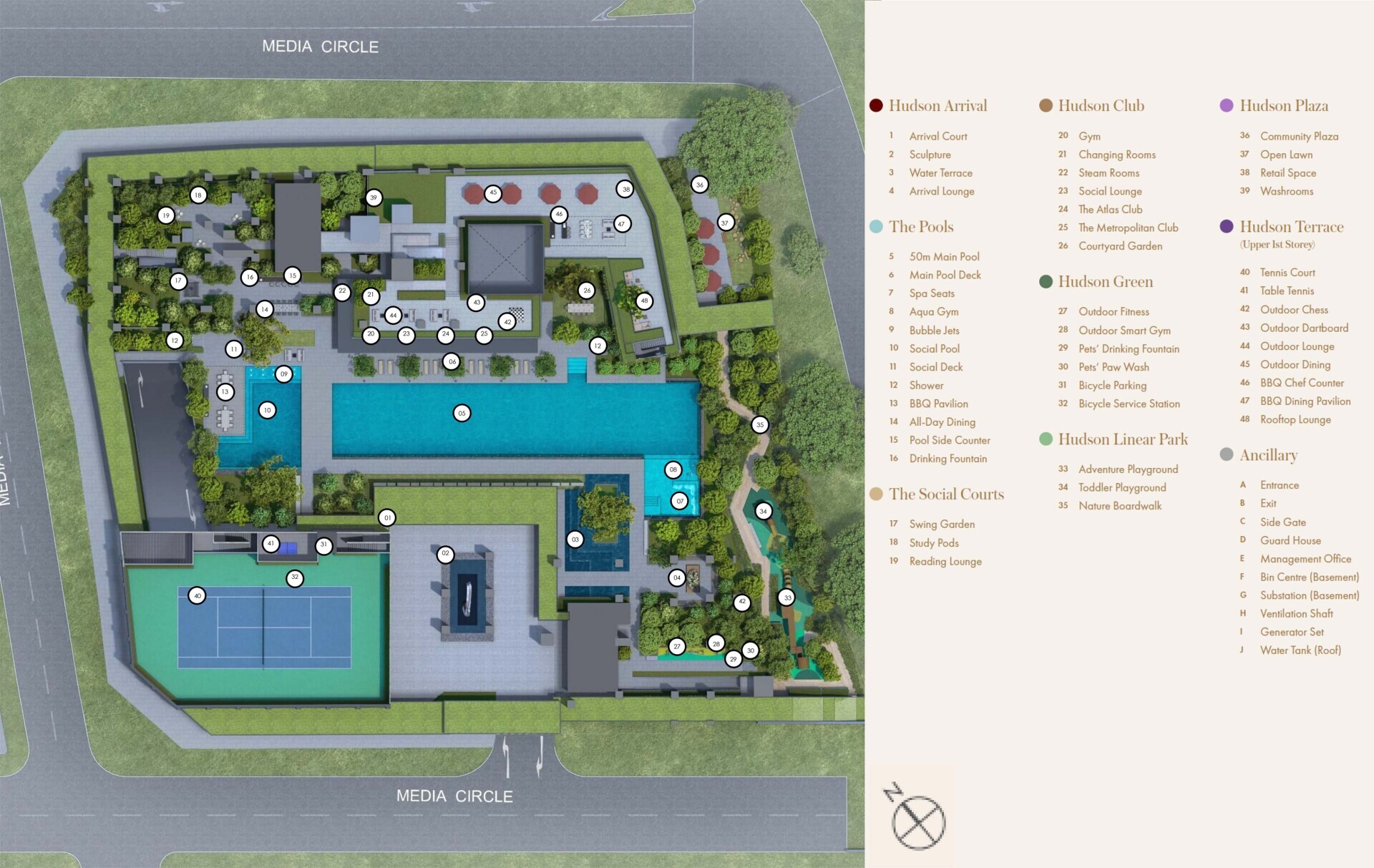 Hudson Place Residences site plan