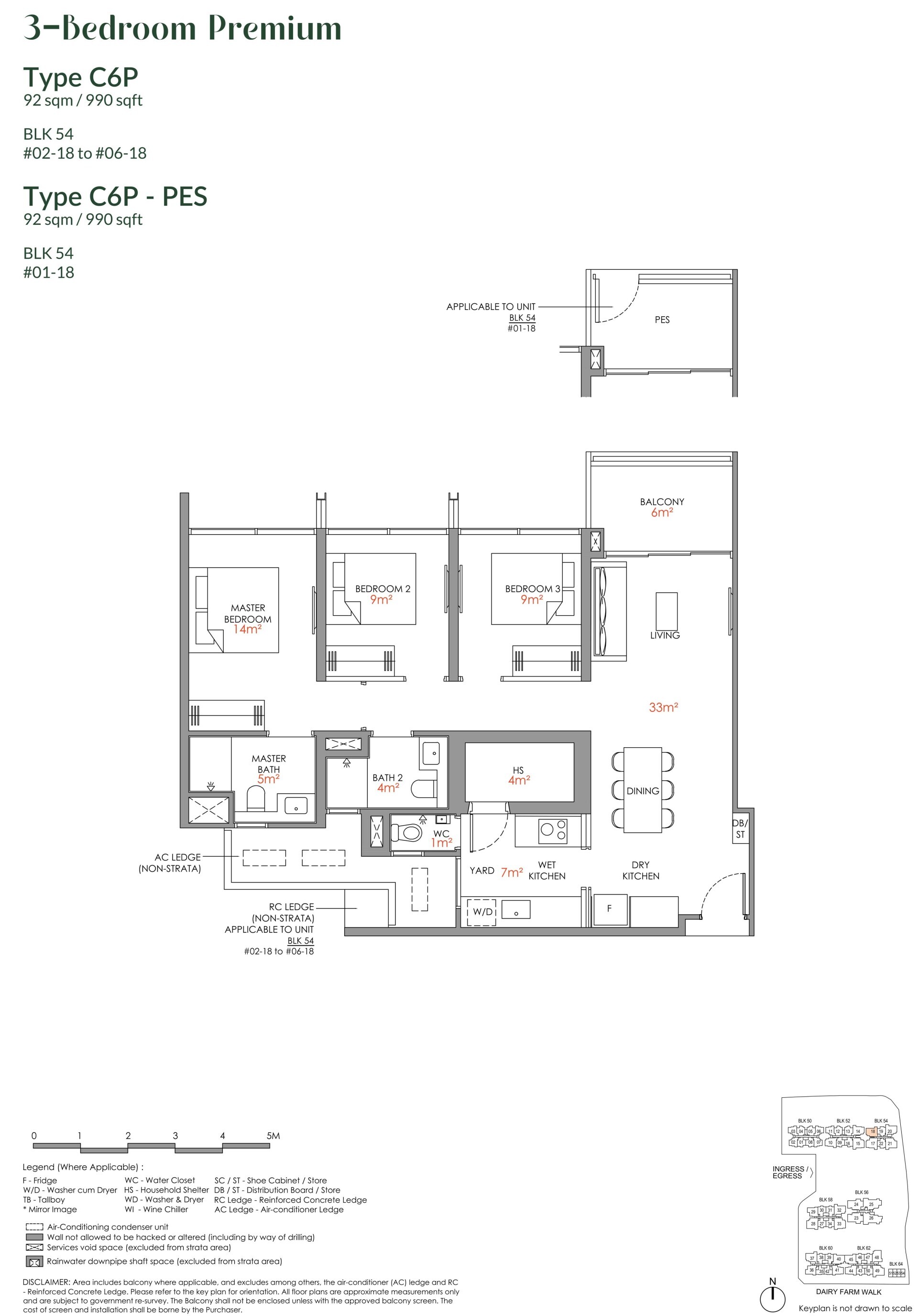 3 Bedroom Premium C6P